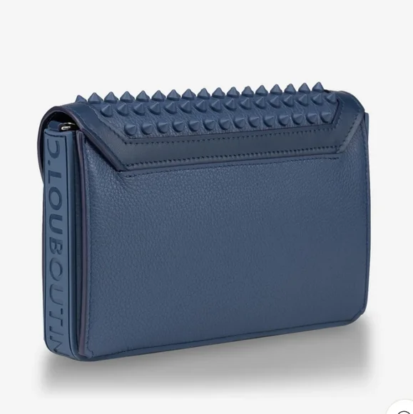 NWT$1,050 Christian Louboutin Logo Crossbody Explorafunk Wallet On Chain Unisex - Picture 4 of 16